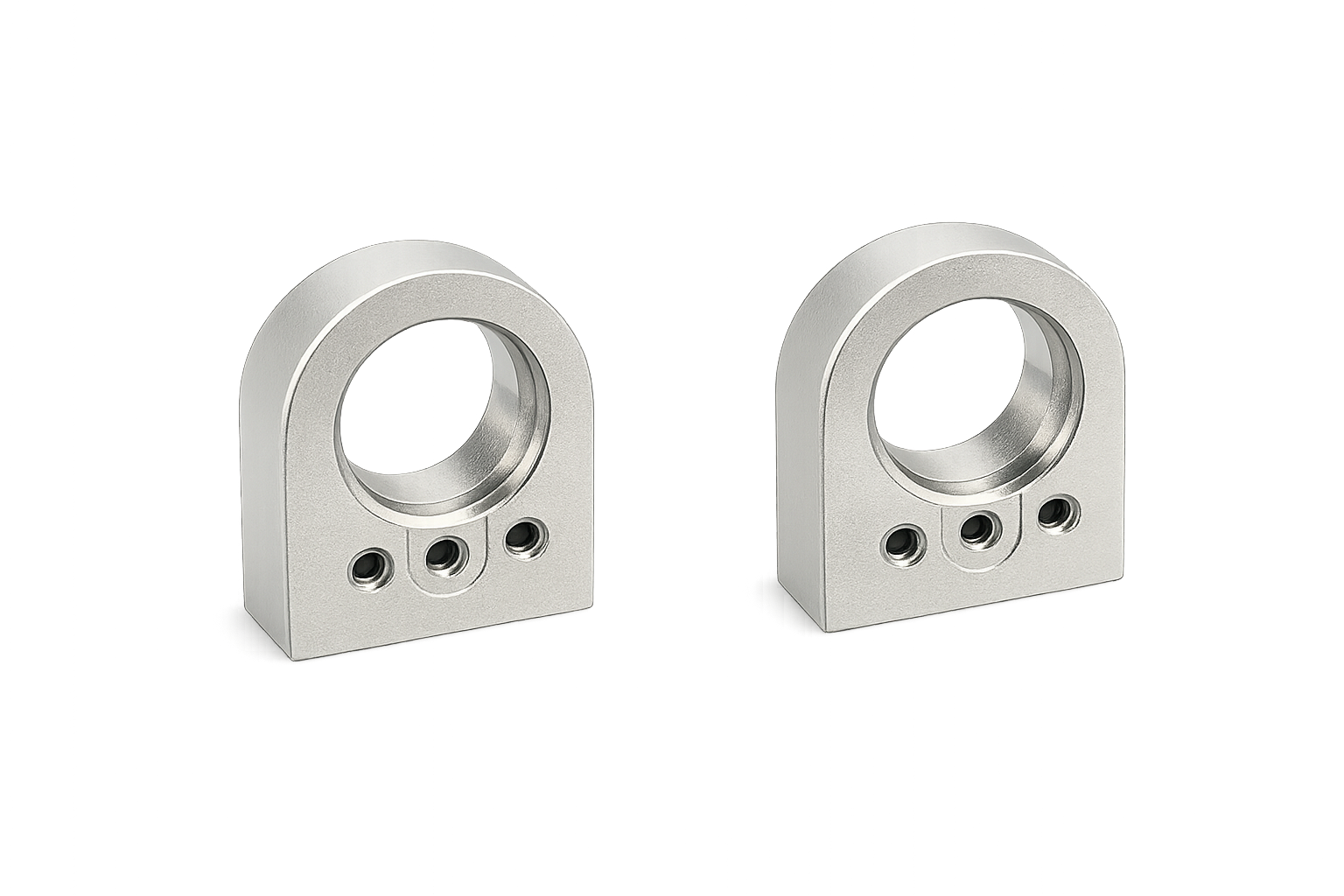 Precision Bearing Bracket - CNC Milled